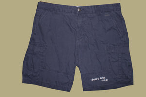 retro rework - navy cargo shorts (xxl) 1 of 1