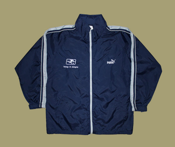 retro rework - keep it simple navy jacket (medium) 1 of 1