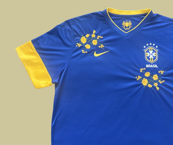 brazil 2012-13 away kit - 1 of 1 floral rework